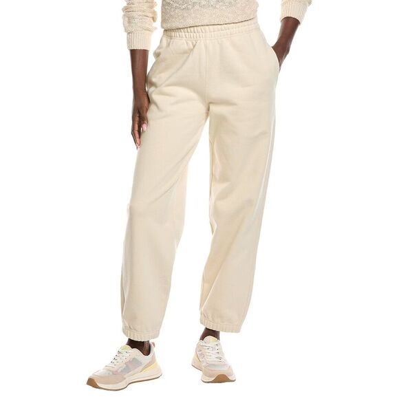 Burberry Womens Check Sweatpant, Tan - Picture 1 of 3